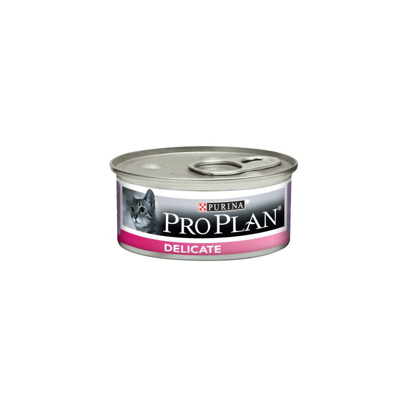 PRO PLAN CAT DELICATA MOUSSE TACCHINO LATTINA  85 GR