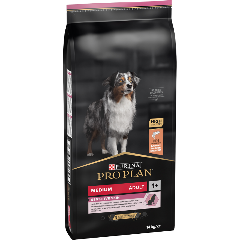 PRO PLAN DOG ADULT SENSITIVE SALMONE E RISO 14 KG