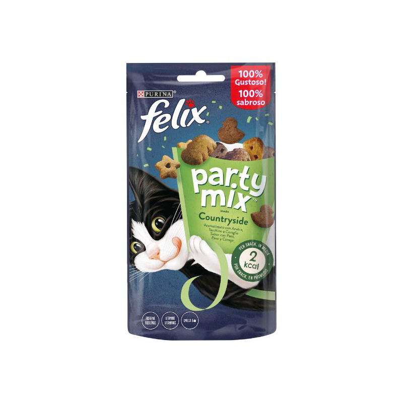 FELIX PARTY MIX ANATRA TACCHINO E CONIGLIO 60 GR