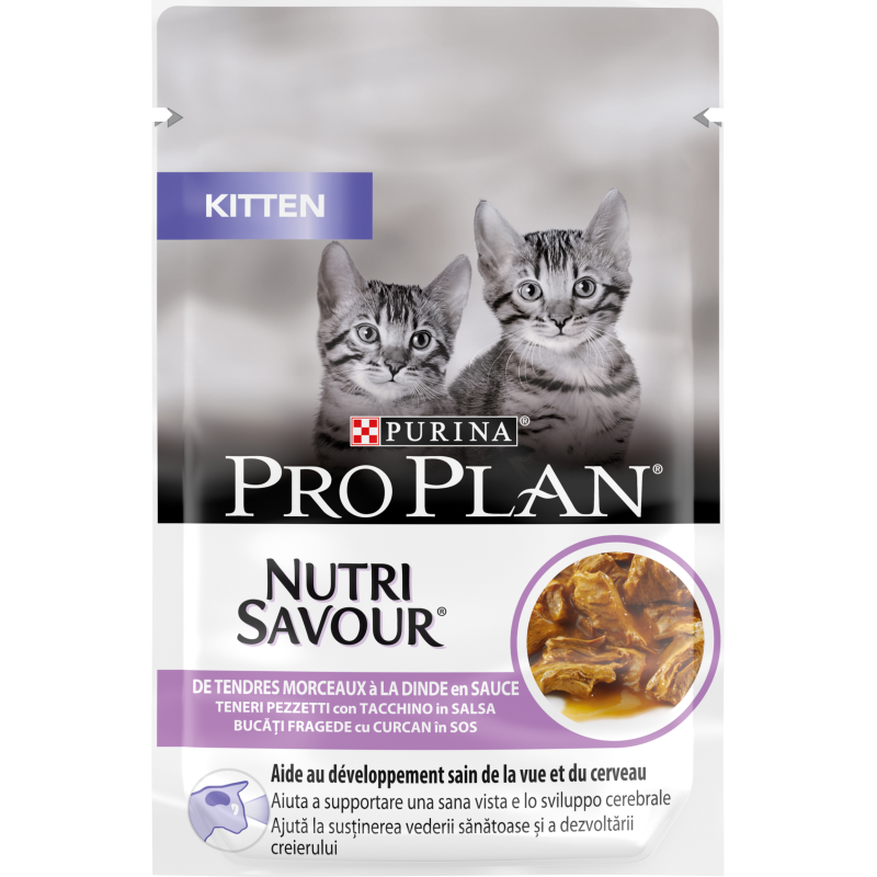 PRO PLAN CAT KITTEN SALSA TACCHINO BUSTINA 85 GR