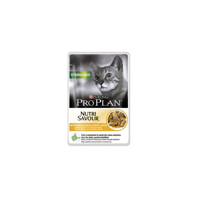 PRO PLAN CAT STERILIZED POLLO BUSTINA 85 GR