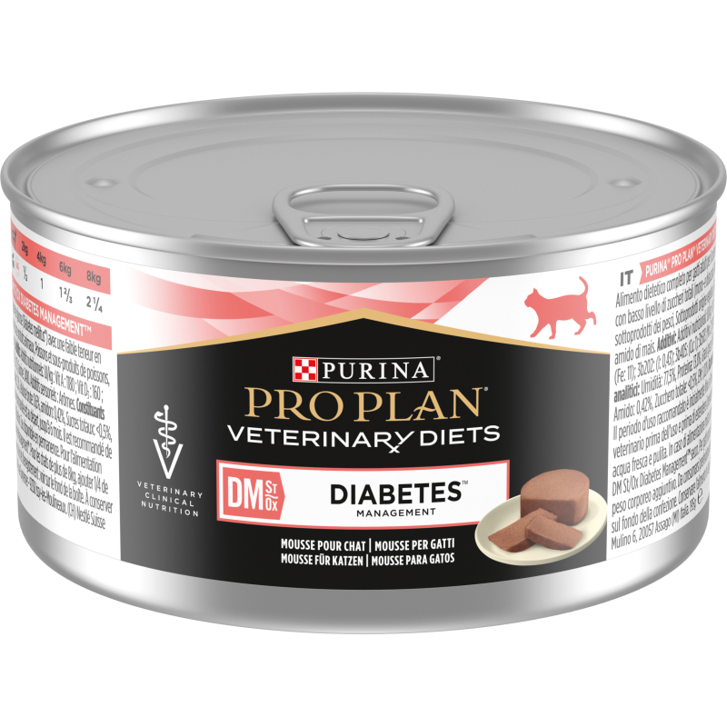 PRO PLAN CAT DIET DM DIABETIC MOUSSE LATTINA 195 GR