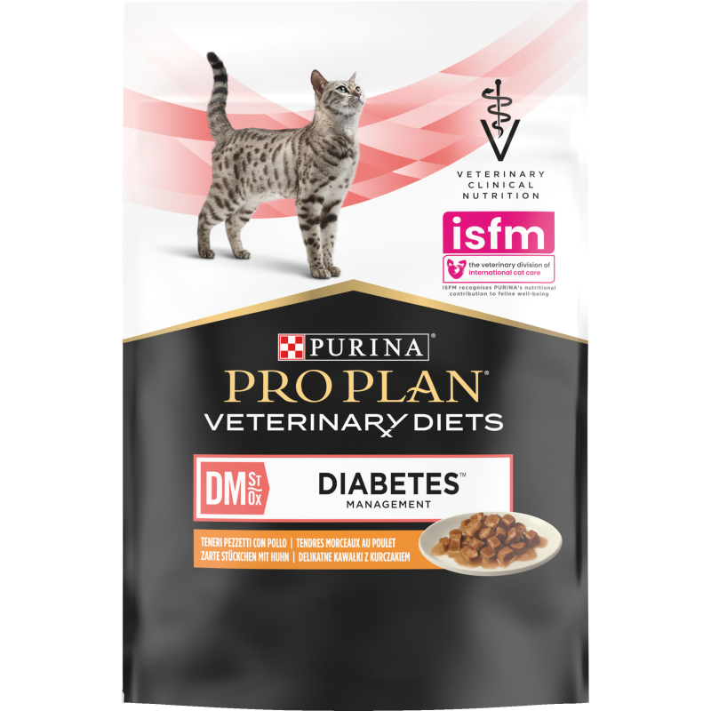 PRO PLAN CAT DIET DM DIABETIC POLLO BUSTINA 85 GR