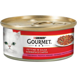 GOURMET FETTINE IN SALSA CON MANZO FEGATO E VERDURE 195 GR