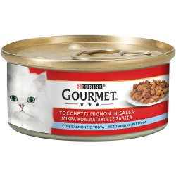 GOURMET TOCCHETTI MIGNON IN SALSA CON TROTA E SALMONE 195 GR