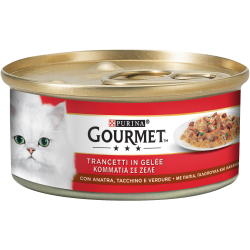 GOURMET TRANCETTI IN GELÈE CON ANATRA TACCHINO E VERDURE...