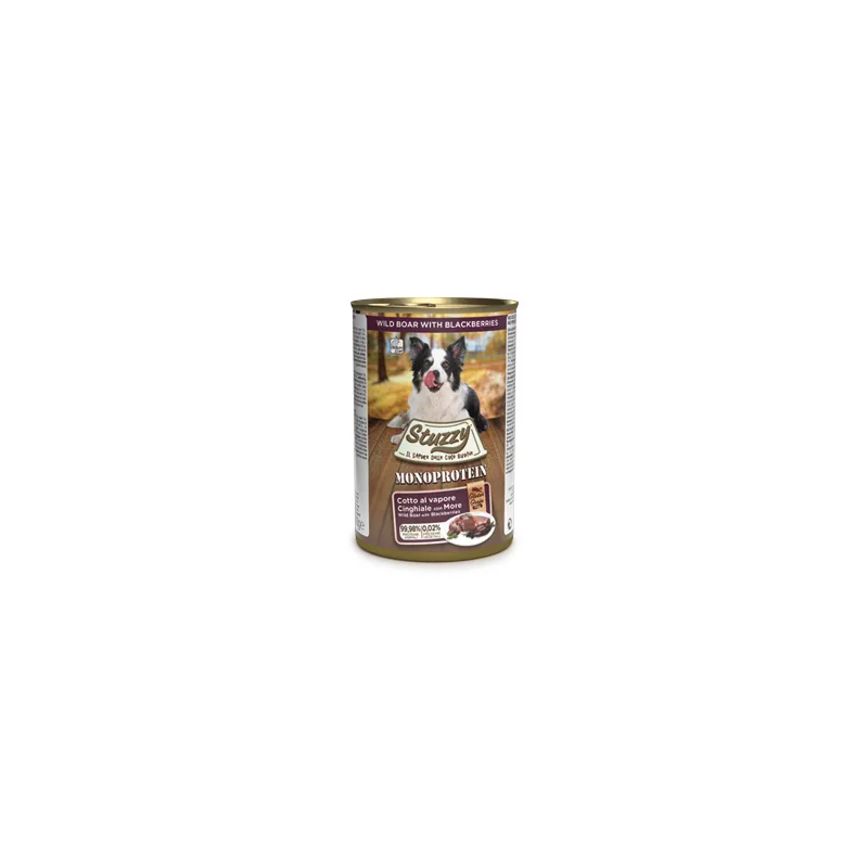 STUZZY CANE MONO CINGHIALE LATTINA 400 GR