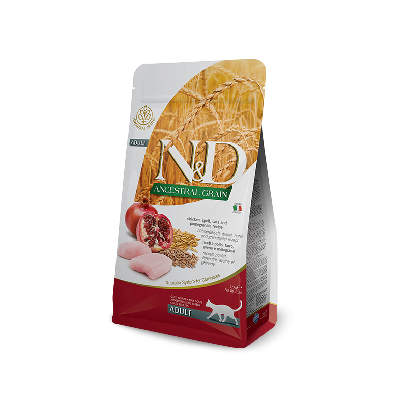 ND CAT LOW POLLO E MELOGRANO 5 KG