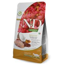 ND CAT QUINOA SKIN&COAT QUAGLIA E COCCO 300 GR