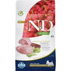 ND DOG QUINOA WEIGHT MANAGEMENT AGNELLO E BROCCOLI MINI...