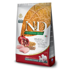 ND DOG LOW POLLO E MELOGRANO ADULT MEDIO MAXI 2,5 KG