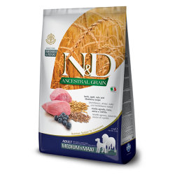 ND DOG LOW AGNELLO E MIRTILLO ADULT MEDIO MAXI 2,5 KG