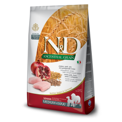 ND DOG LOW SENIOR POLLO E MELOGRANO ADULT MEDIO MAXI 12 KG