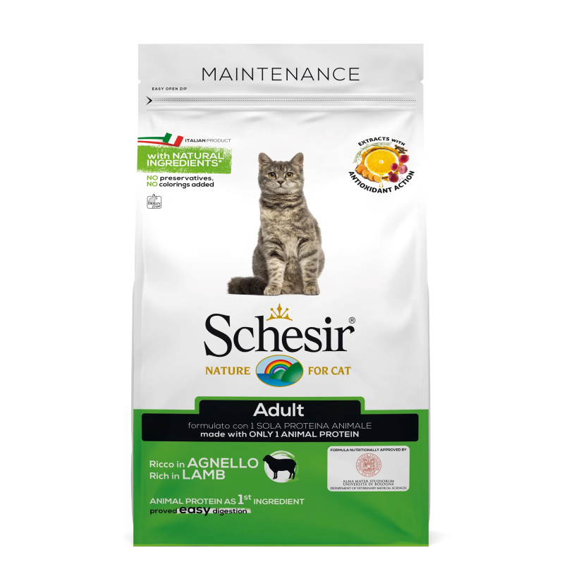 SCHESIR GATTO ADULT AGNELLO 400 GR