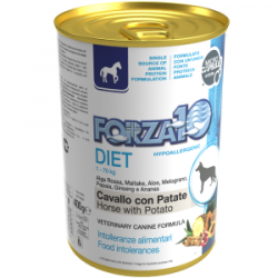 FORZA 10 CANE DIET PATÈ CAVALLO E PATATE LATTINA 400 GR