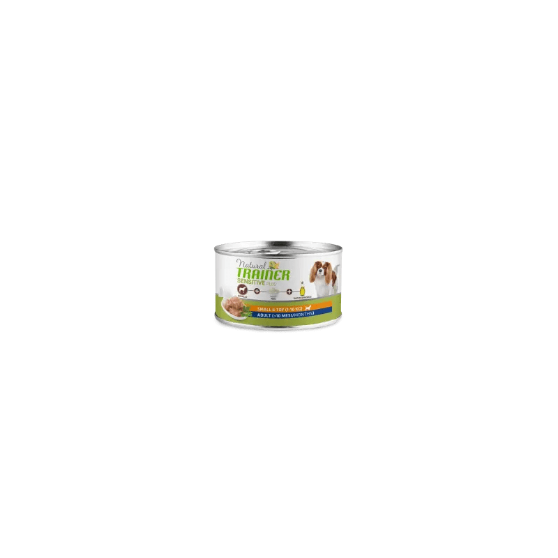 TRAINER NATURAL DOG SENSITIVE ADULT MINI CAVALLO LATTINA 150 GR