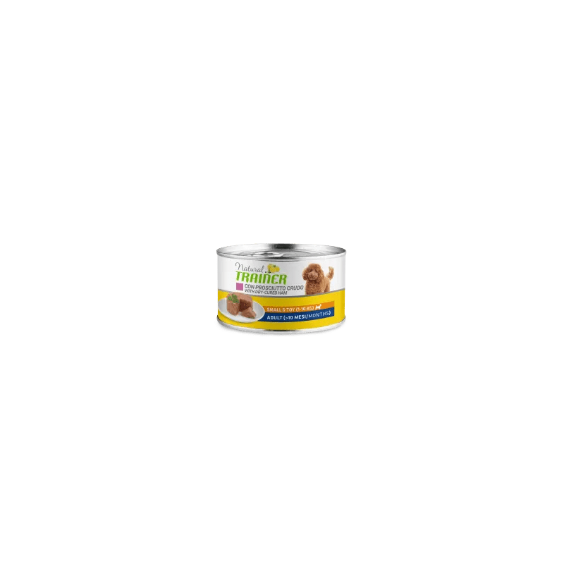 TRAINER NATURAL DOG ADULT MINI PROSCIUTTO E RISO LATTINA 150 GR