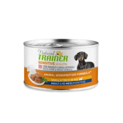 TRAINER NATURAL DOG SENSITIVE ADULT MINI MAIALE E CEREALI...