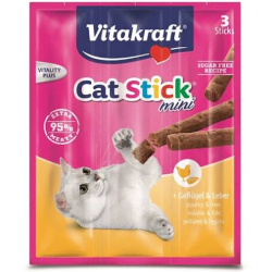 VK CAT STICK MINI POLLO E FEGATO 3 X 18 GR