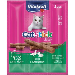 VK CAT STICK MINI ANATRA E CONIGLIO 3 X 18 GR