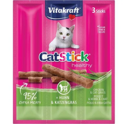 VK CAT STICK MINI POLLO E ERBA GATTA 3 X 18 GR