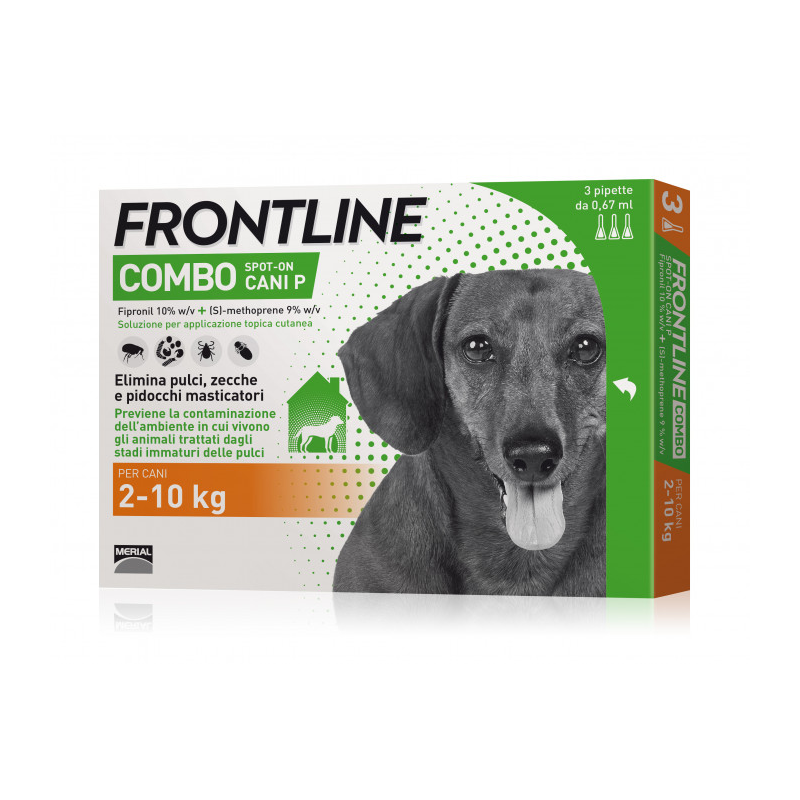 FRONTLINE COMBO CANE 2-10 KG 3 PIPETTE