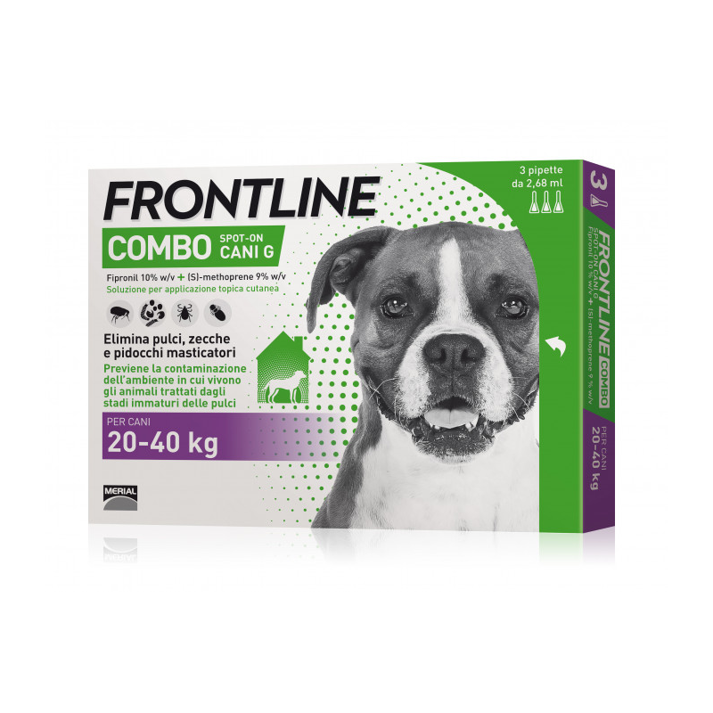 FRONTLINE COMBO CANE 20-40 KG 3 PIPETTE