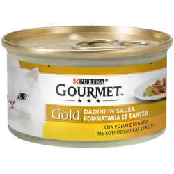 GOURMET GOLD DADINI POLLO E FEGATO 85 GR