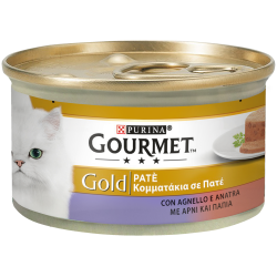 GOURMET GOLD PATÈ ANATRA E AGNELLO 85 GR