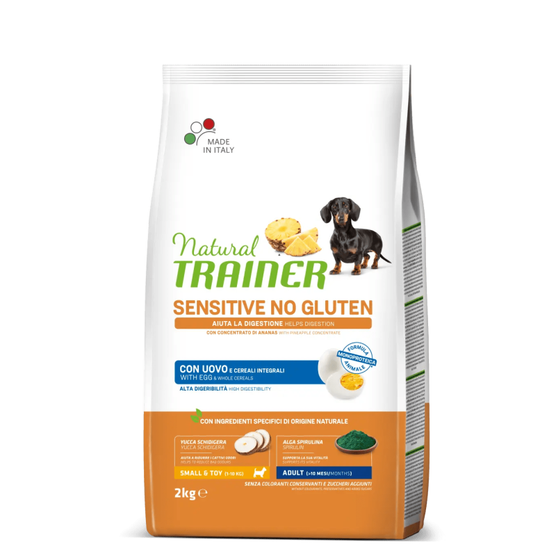 TRAINER NATURAL DOG SENSITIVE ADULT MINI UOVO E CEREALI 2 KG