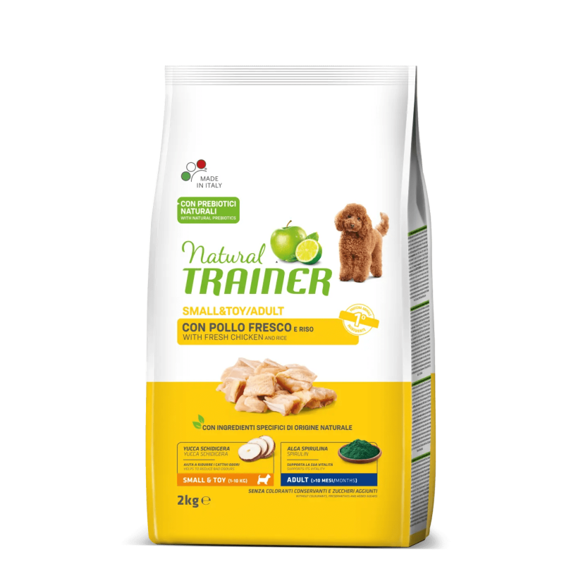 TRAINER NATURAL DOG ADULT MINI POLLO E RISO 2 KG