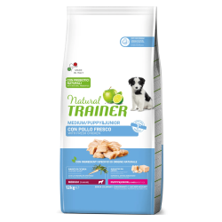 TRAINER NATURAL DOG PUPPY & JUNIOR MEDIUM 12 KG