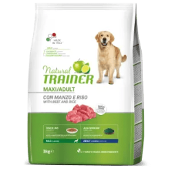 TRAINER NATURAL DOG ADULT MAXI MANZO E RISO 12 KG