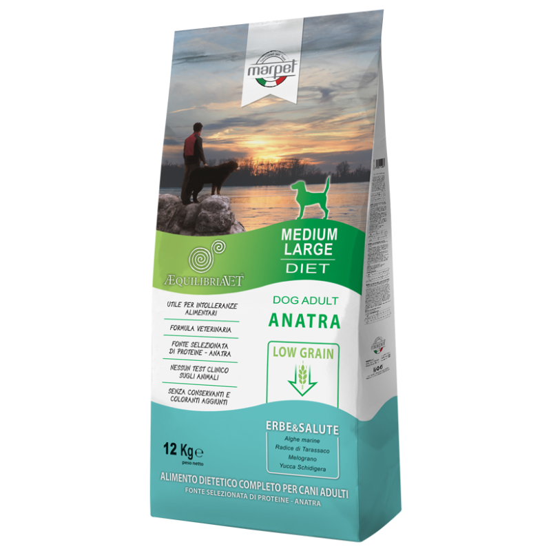 AEQUILIBRIA DOG ANATRA ADULT MEDIO 12 KG