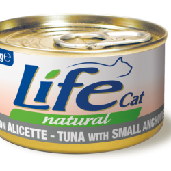 LIFE CAT TONNO E ALICETTE LATTINA 85 GR