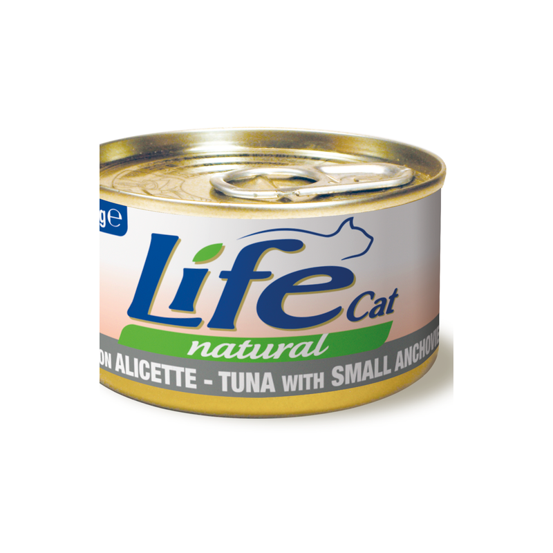 LIFE CAT TONNO E ALICETTE LATTINA 85 GR