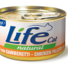 LIFE CAT POLLO E GAMBERETTI LATTINA 85 GR