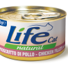 LIFE CAT POLLO E PROSCIUTTO LATTINA 85 GR