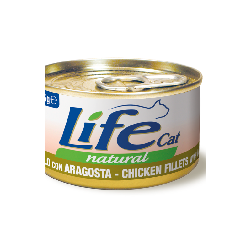 LIFE CAT POLLO E ARAGOSTA LATTINA 85 GR