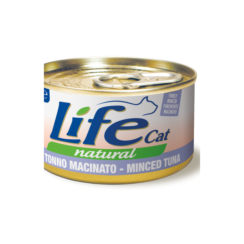 LIFE CAT TONNO FINEMENTE MACINATO LATTINA 85 GR