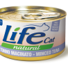 LIFE CAT TONNO FINEMENTE MACINATO LATTINA 85 GR