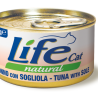 LIFE CAT TONNO E SOGLIOLA LATTINA 85 GR