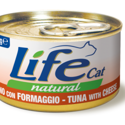 LIFE CAT TONNO E FORMAGGIO LATTINA 85 GR