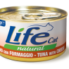 LIFE CAT TONNO E FORMAGGIO LATTINA 85 GR