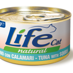 LIFE CAT TONNO E CALAMARI LATTINA 85 GR