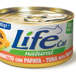 LIFE CAT TONNO E PAPAYA LATTINA 85 GR