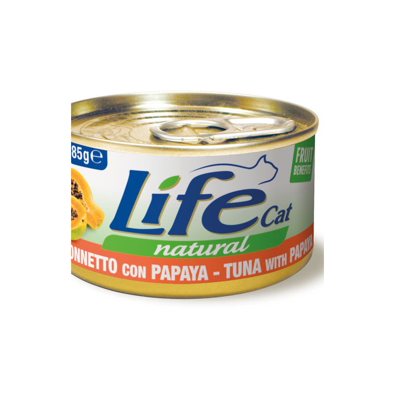 LIFE CAT TONNO E PAPAYA LATTINA 85 GR