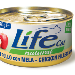 LIFE CAT POLLO E MELA LATTINA 85 GR