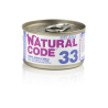 NATURAL CODE GATTO TONNO ORATA E MELA JELLY LATTINA 85 GR