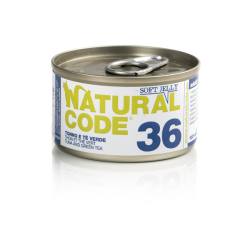 NATURAL CODE GATTO TONNO E TE' VERDE LATTINA 85 GR